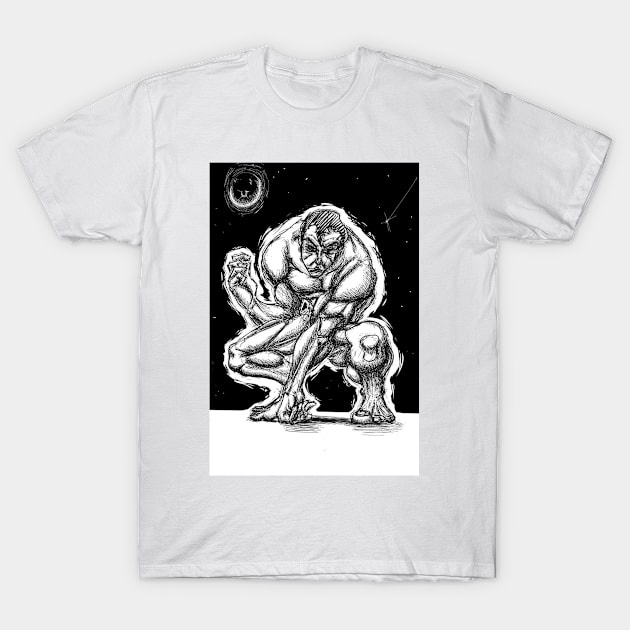 Primitive Man T-Shirt by IgnacioRojas001